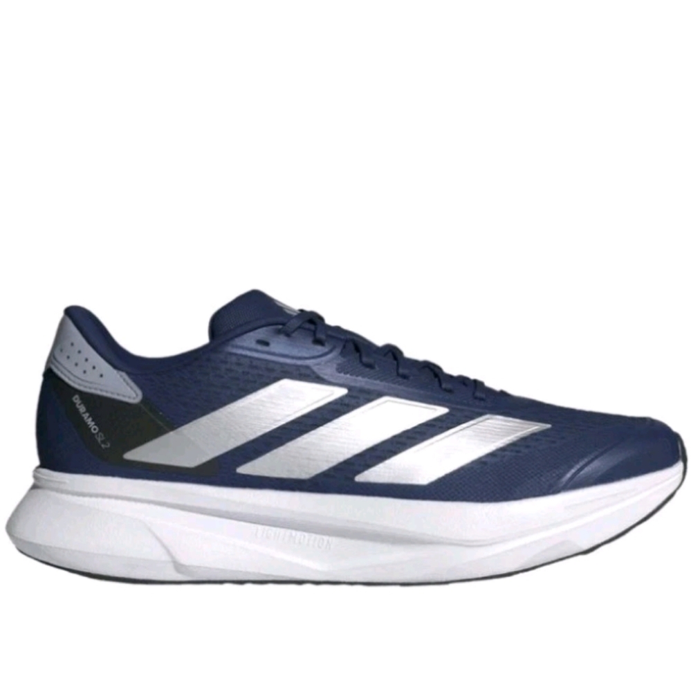 Adidas  Duramo SL 2 Running Shoes in Dark Blue/Silver Metallic Men's 9.5 IH8221